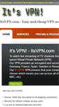 Mobile Screenshot of itsvpn.com