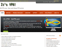 Tablet Screenshot of itsvpn.com